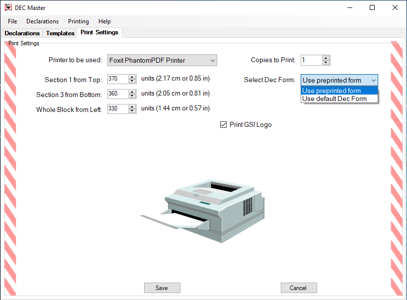 Print Settings